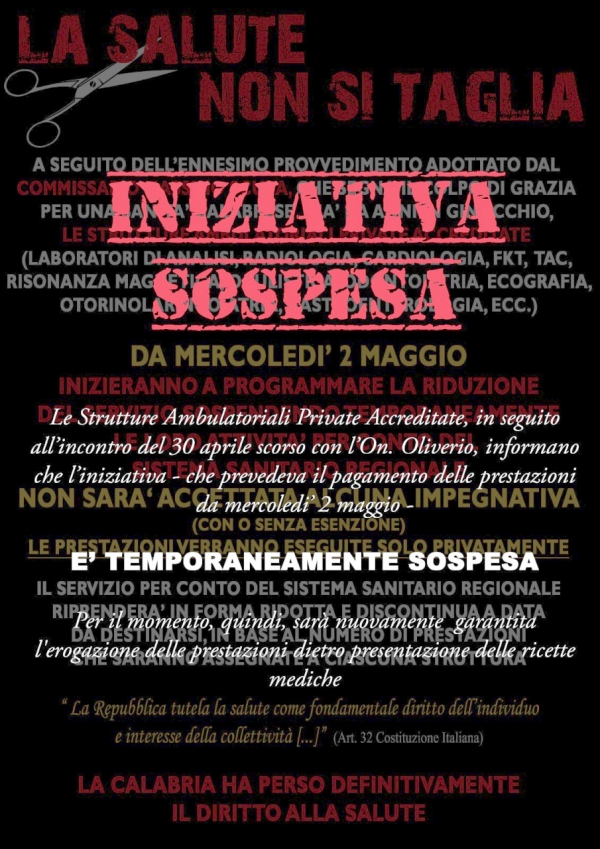 AnisapCALABRIA - La newsletter delle strutture ambulatoriali private accreditate della Calabria